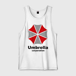 Майка мужская хлопок Umbrella corporation, цвет: белый
