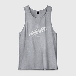 Майка мужская хлопок Петрович/Doodle Bro, цвет: меланж