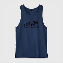 Мужская майка Настоящая эволюция