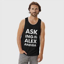 Майка мужская хлопок Asking Alexandria, цвет: черный — фото 2