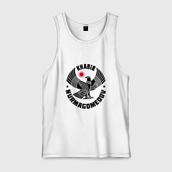 Майка мужская хлопок Khabib: Dagestan Eagle, цвет: белый