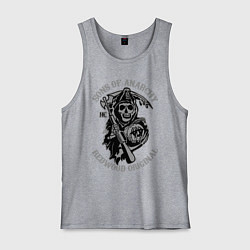 Майка мужская хлопок Sons of Anarchy: Redwood Original, цвет: меланж