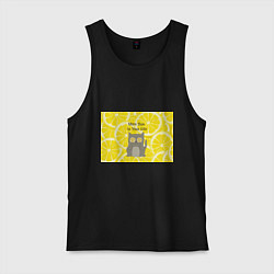 Майка мужская хлопок More Sun In Your Life, цвет: черный