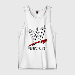 Майка мужская хлопок WWE universe, цвет: белый