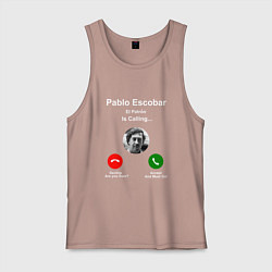 Мужская майка Escobar is calling