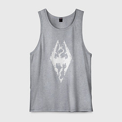 Майка мужская хлопок TES Dragon, цвет: меланж