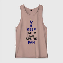 Мужская майка Keep Calm & Spurs fan