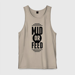 Мужская майка Mid or feed