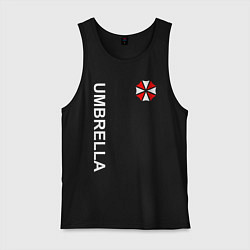 Майка мужская хлопок UMBRELLA CORP, цвет: черный