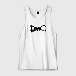 Майка мужская хлопок DMC, цвет: белый