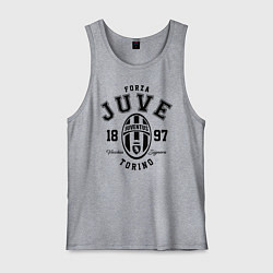 Майка мужская хлопок Forza Juve 1897: Torino, цвет: меланж