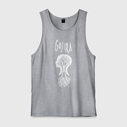 Майка мужская хлопок Gojira, цвет: меланж