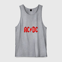 Майка мужская хлопок AC/DC: Black Ice, цвет: меланж