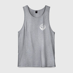 Майка мужская хлопок Fallout: Brotherhood of Steel, цвет: меланж