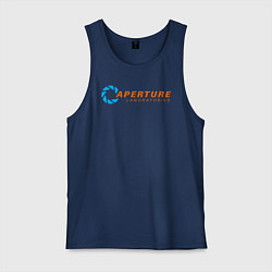 Майка мужская хлопок Aperture Laboratorie, цвет: тёмно-синий