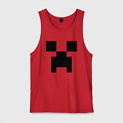 Майка мужская хлопок Minecraft, цвет: красный