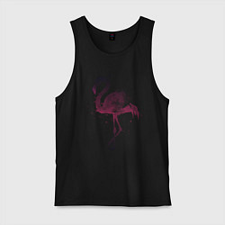 Майка мужская хлопок Flamingo, цвет: черный