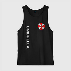 Майка мужская хлопок UMBRELLA CORP, цвет: черный