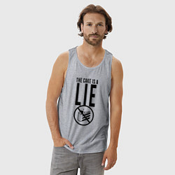 Майка мужская хлопок PORTAL, цвет: меланж — фото 2