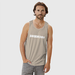 Майка мужская хлопок GreenDay, цвет: миндальный — фото 2