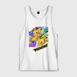 Мужская майка Pikachu