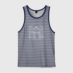 Мужская майка Витрувианский барабанщик 2