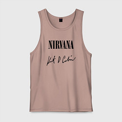 Мужская майка NIRVANA АВТОГРАФ КУРТА КОБЕЙНА