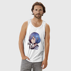 Майка мужская хлопок Dome x Kano Rui, цвет: белый — фото 2