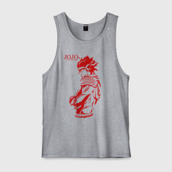 Майка мужская хлопок JoJo Bizarre Adventure, цвет: меланж