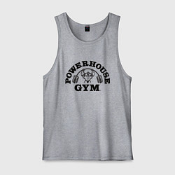 Майка мужская хлопок GYM, цвет: меланж