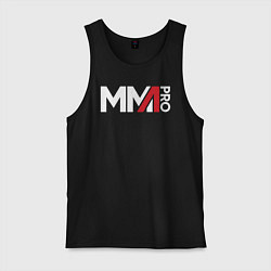 Майка мужская хлопок MMA, цвет: черный