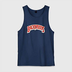 Майка мужская хлопок BACKWOODS, цвет: тёмно-синий