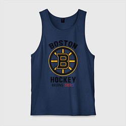 Майка мужская хлопок BOSTON BRUINS NHL, цвет: тёмно-синий