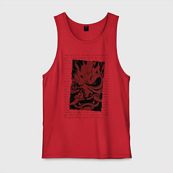 Майка мужская хлопок Cyberpunk 2077 SAMURAI, цвет: красный