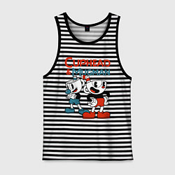 Мужская майка Cuphead & Mugman