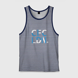 Майка мужская хлопок FC Chelsea CFC London 202122, цвет: синяя тельняшка