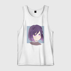 Майка мужская хлопок Юри, цвет: белый