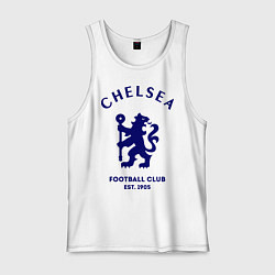 Майка мужская хлопок Chelsea Est. 1905, цвет: белый