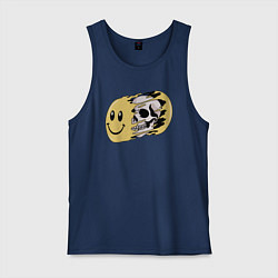 Мужская майка СМАЙЛИК И ЧЕРЕП