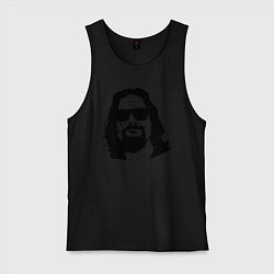 Майка мужская хлопок Большой Лебовски Big Lebowski, цвет: черный