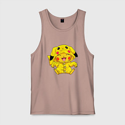 Мужская майка Милый пикачу