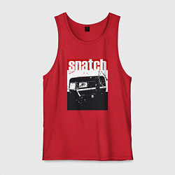 Майка мужская хлопок Большой куш Гай Ричи, цвет: красный