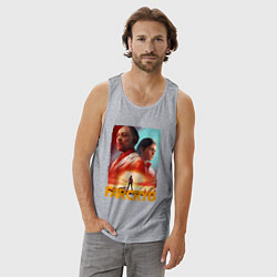 Майка мужская хлопок FAR CRY 6 ФАР КРАЙ 6 ПОСТЕР, цвет: меланж — фото 2