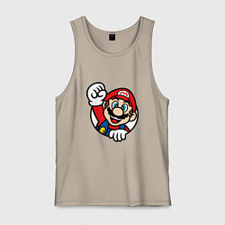 Мужская майка MarioFace