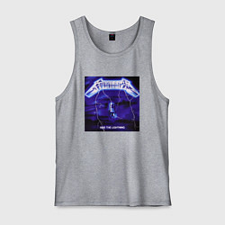 Майка мужская хлопок Ride The Lighting, цвет: меланж