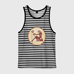 Мужская майка Дева бежевая зз