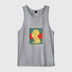 Майка мужская хлопок PUCCI GOLD ПУЧЧИ ЗОЛОТО, цвет: меланж