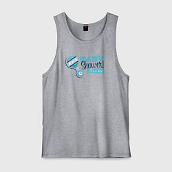 Мужская майка Baby shower boy