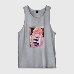 Майка мужская хлопок Ангел кровопролития Satsuriku no Tenshi, Рэйчел Га, цвет: меланж