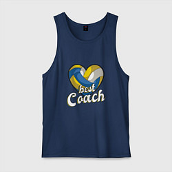 Мужская майка Волейбол - Лучший тренер